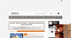 Desktop Screenshot of anyksta.lt